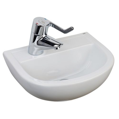 HTM Compact Medical Basin - Left Hand Tap Hole